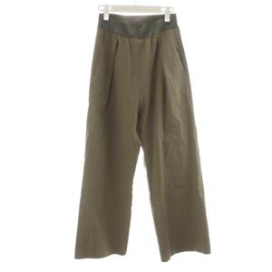 25SS STRETCH TWILL タックパンツ イージーパンツ 36 ベージュ 25030500419010