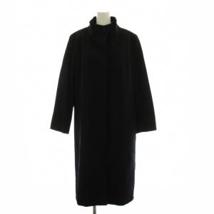 ウールコート カシミヤ混 アウター 大きいサイズ 44 黒 ブラック SCWWNW0506 /YM