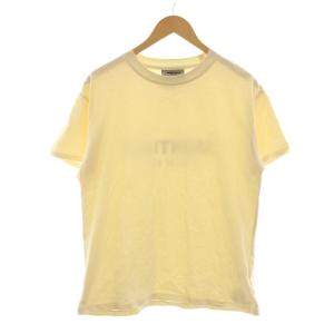 FOG ESSENTIALS Tシャツ カットソー XS ベージュ ロゴプリント 半袖 クルーネック /LP
