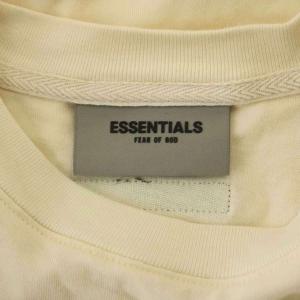 FOG ESSENTIALS Tシャツ カットソー XS ベージュ ロゴプリント 半袖 クルーネック /LP