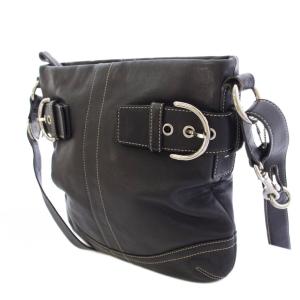 COACH ショルダーバッグ レザー ワンカラー 黒 ブラック 1452 /BB