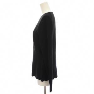 theory luxe 25SS CHIARO SALLY ペプラムニット セーター 38 紺 ネイビー 長袖 03-5101737-050-038