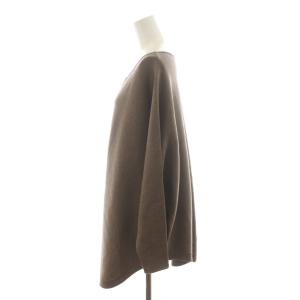 VERMEIL par iena ニット カットソー ウール ベージュ 長袖 Vネック /RR
