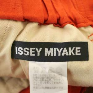 ISSEY MIYAKE コットンパンツ 3-4 オレンジ ME03FF032 /G