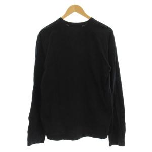 JUNYA WATANABE MAN ギャルソン ロンT 長袖 Tシャツ カットソー ロゴ L 黒 ブラック WO-T002 /G