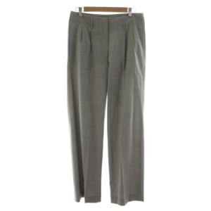 エルネ erne 23SS 2タックスラックスパンツ ウール混 ライトグレー /RR