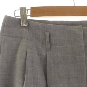 L'Appartement エルネ erne 23SS 2タックスラックスパンツ ウール混 ライトグレー /RR