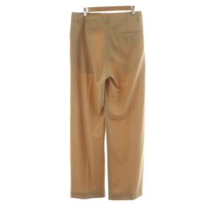 L'Appartement エルネ erne 23SS 2タックスラックスパンツ ウール混 ベージュ ワイド /RR