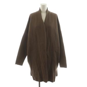 21SS Twins cotton ショートガウン カーディガン 茶 ブラウン 21020500401010