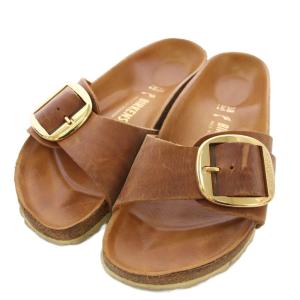 マドリッド ビッグバックル Madrid Big Buckle サンダル 38 茶 /TK