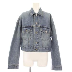 23AW クロップド デニムジャケット ジージャン Gジャン F 青 23010500805030 /KH