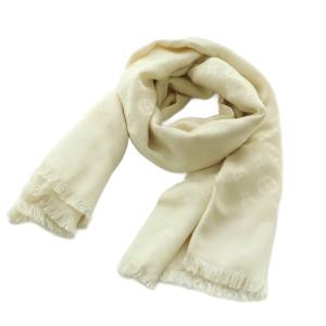 モノグラム シャイン ショール シルク アイボリー M74026