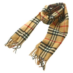 マフラー ノバチェック カシミヤ ベージュ