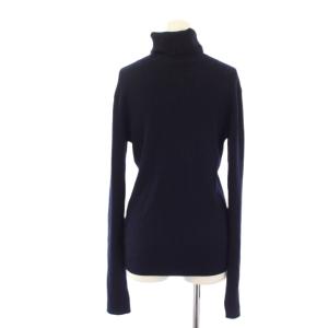 EVERYDAY I LIKE 23AW Basic Rib ベーシックリブニット セーター 長袖 タートルネック 紺 23080500807030