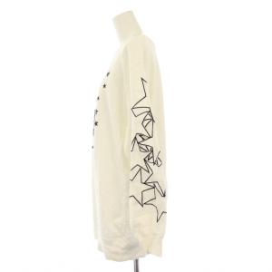 HYSTERIC GLAMOUR SEARCH AND DESTROY スウェット トレーナー 長袖 カットワーク F 白 01181CS02