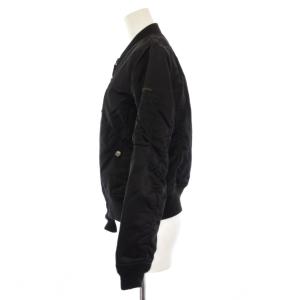 HYSTERIC GLAMOUR 中綿ジャケット ブルゾン ジップアップ F 黒 0123AB04 /KH