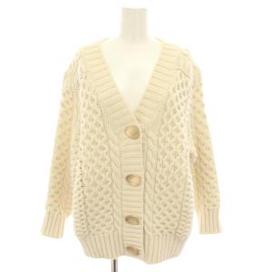 ケーブルカーディガンウィズシャンクボタンズ CABLE CARDIGAN W SHANK BUTTONS