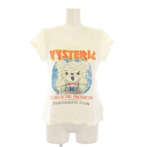 ベアロックTシャツ カットソー 半袖 F 白 0142CT05 /KH