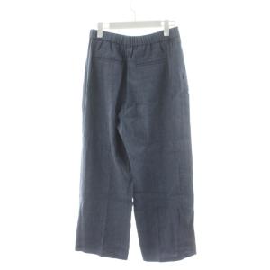 Theory 25SS DENIM CRUNCH RELAX ST PO T イージーパンツ 麻 リネン 2 青 ブルー