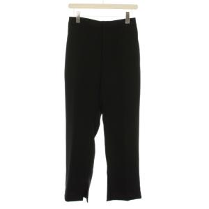 24AW ストレートインサイドスリットパンツ 38 黒 ブラック 24030586507030 /YM