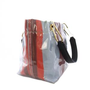 MARNI GLOSSY GRIP トートバッグ ハンドバッグ ストライプ マルチカラー BMMP0013Q0 /KH