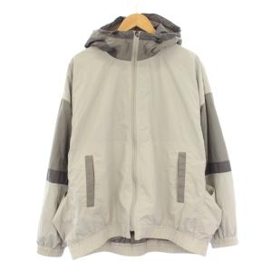ナイロンウェザーベンチレーションフーディージャケット アウター ジップアップ M グレー /BB