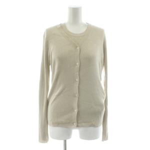 LUREX LIKO MANA アンサンブルニット カーディガン ラメ糸 38 ベージュ 1101716