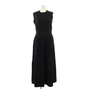 23SS COTTON TEE DRESS コットンカットソーワンピース ノースリーブ S 黒 23040587000210