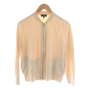 ニットジャケット ジップアップ S ベージュ 1303732 /AN75