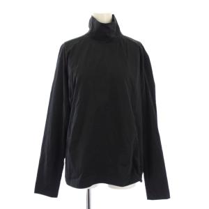 ORGANIC COTTON COMPACT JERSEY HALF ZIP HI NECK L/S TEE