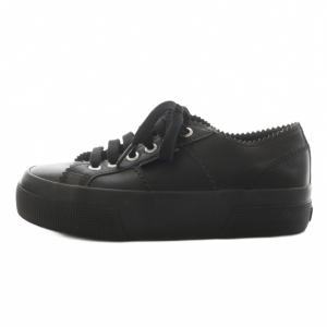 × スペルガ SUPERGA ローカットスニーカー シューズ 36 黒 ブラック /AN14
