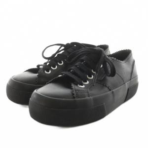 PELLICO × スペルガ SUPERGA ローカットスニーカー シューズ 36 黒 ブラック /AN14