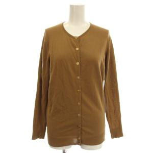 カーディガン ニット 長袖 36 茶 ブラウン 19-080-500-4020 /G