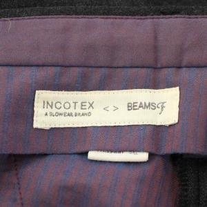 INCOTEX BEAMS F別注 パンツ スラックス ウール 48 グレー /AN56