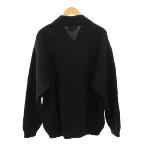 STILL BY HAND MA-1ライクニットブルゾン ウール 48 ブラック