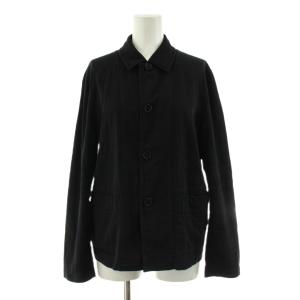 AD1999 ステンカラージャケット コットン 薄手 黒 ブラック TI-100300 /KU