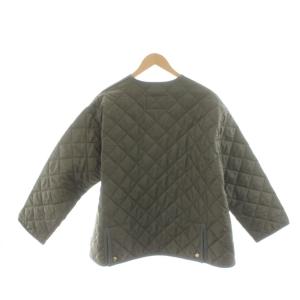 Traditional Weatherwear 中綿ジャケット キルティングジャケット ノーカラー アウター 34 ベージュ L22APQCO0329AA
