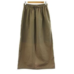 23SS エクセルテックイージーマキシスカート F 茶 ブラウン 23060370040020 /KU