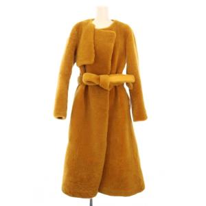 ムートンコート F マスタード MY18AW-C0019
