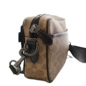 COACH アカデミー シグネチャー クロスボディーバッグ ショルダーバッグ ブラック コッパー 69333 /KH