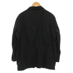 GIORGIO ARMANI テーラードジャケット アウター 56 紺 黒 /YM