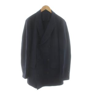 テーラードジャケット ダブル 50 紺 ネイビー USG22W US929 /AN37