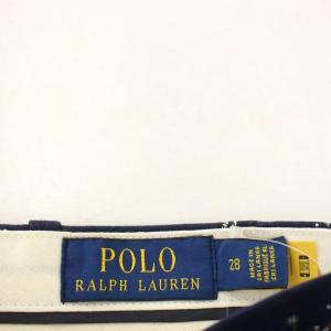 POLO RALPH LAUREN ショートパンツ ハーフパンツ 総柄 28 ネイビー 紺 /G