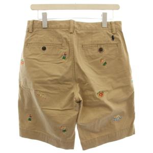 POLO RALPH LAUREN ショートパンツ ハーフパンツ アロハ 刺繍 28 ベージュ /G
