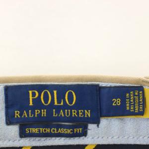 POLO RALPH LAUREN ショートパンツ ハーフパンツ アロハ 刺繍 28 ベージュ /G