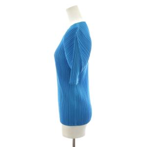 PLEATS PLEASE ISSEY MIYAKE イッセイミヤケ カットソー 半袖 3 水色 ライトブルー PP93-JK021 /AN78