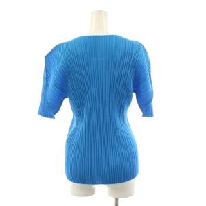 PLEATS PLEASE ISSEY MIYAKE イッセイミヤケ カットソー 半袖 3 水色 ライトブルー PP93-JK021 /AN78