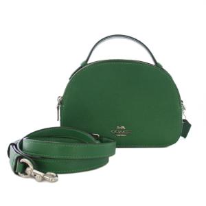 セレナ サッチェル ショルダーバッグ ハンドバッグ 2WAY レザー 緑 1589 /KH