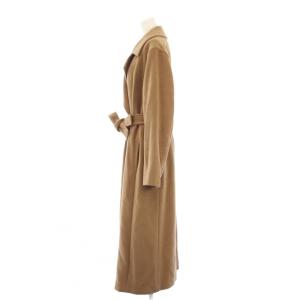 Max Mara ガウンコート アンゴラ混 42 ブラウン