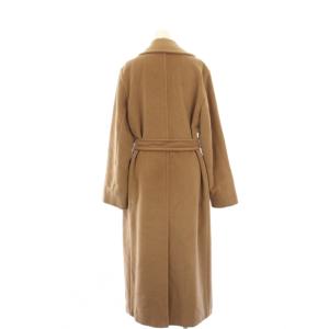 Max Mara ガウンコート アンゴラ混 42 ブラウン
